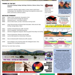 school educational itinerary for a dome day